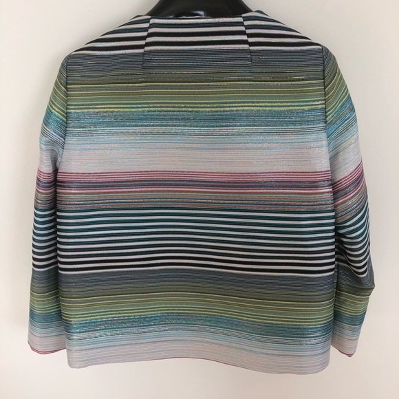 Escada Banora Stripe Lurex Jacket - Picture 4 of 8
